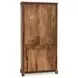 Zion Natural 2 Glass Door Display Cabinet