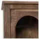 Zion Natural 2 Glass Door Display Cabinet