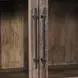 Zion Natural 2 Glass Door Display Cabinet