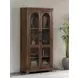 Zion Natural 2 Glass Door Display Cabinet