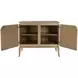 Karolina Light Brown 40" 2 Door Accent Cabinet
