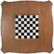 Osman Light Brown 36" Square Chess Checker Game Table