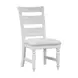 Clover Ridge Whitewash Ladder Back Side Chair Set of 2