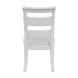 Clover Ridge Whitewash Ladder Back Side Chair Set of 2