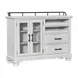 Clover Ridge Whitewash Extendable Dining Room Set