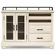 Clover Ridge Whitewash Counter Height Set