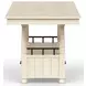 Clover Ridge Whitewash Counter Height Table