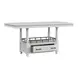 Clover Ridge Whitewash Counter Height Set