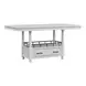 Clover Ridge Whitewash Counter Height Set
