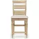 Clover Ridge Carmel Ladder Back Counter Stool Set of 2