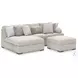 Snodoodle Arctic 3 Piece Sectional with Armless Chaise