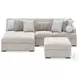 Snodoodle Arctic 3 Piece Sectional with Armless Chaise