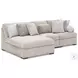 Snodoodle Arctic 3 Piece Sectional with Armless Chaise