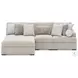 Snodoodle Arctic 3 Piece Sectional with Armless Chaise
