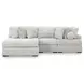 Snodoodle Arctic 3 Piece Sectional with Armless Chaise
