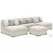 Snodoodle Arctic 4 Piece Sectional with Chaise