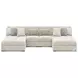 Snodoodle Arctic 4 Piece Sectional with Chaise