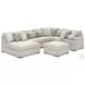 Snodoodle Arctic 6 Piece Sectional with Chaise