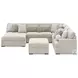 Snodoodle Arctic 6 Piece Sectional with Chaise