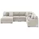 Snodoodle Arctic 6 Piece Sectional with Chaise