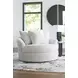Snodoodle Arctic Performance Fabric Oversized Swivel Accent Chair