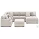 Snodoodle Arctic 6 Piece Sectional with Armless Chaise