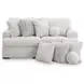 Snodoodle Arctic Performance Fabric Modular Loveseat