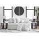 Snodoodle Arctic Performance Fabric Modular Loveseat