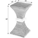 Marikit Brown 13" Square Side Table