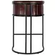 Rockford Black and Brown 29" Barrel Barstool