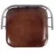 Coriander Brown and Silver 31" Rectangular Barstool