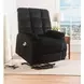 Ipompea Black Recliner with Power Lift and Massage