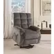 Ipompea Gray Recliner with Power Lift and Massage