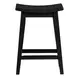 Austin Black Backless Stool Set of 2