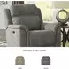 Next-Gen DuraPella Slate Performance Fabric Oversized Power Recliner