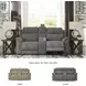 Next-Gen DuraPella Slate Performance Fabric 76" Power Reclining Loveseat With Console
