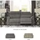 Next-Gen DuraPella Slate Performance Fabric 80" Power Reclining Sofa