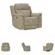 Next-Gen DuraPella Sand Performance Fabric Oversized Power Recliner