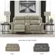 Next-Gen DuraPella Sand Performance Fabric 76" Power Reclining Loveseat With Console
