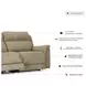 Next-Gen DuraPella Sand Performance Fabric 80" Power Reclining Sofa