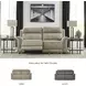 Next-Gen DuraPella Sand Performance Fabric 80" Power Reclining Sofa