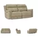 Next-Gen DuraPella Sand Performance Fabric 80" Power Reclining Sofa