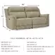 Next-Gen DuraPella Sand Performance Fabric 80" Power Reclining Sofa
