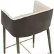 Rowan Dillon Cream Upholstered Counter Height Stool