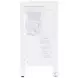 Nora Smooth White 1 Door End Table