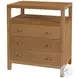 Nora Light Natural 3 Drawer Tall Nightstand