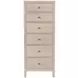 Nora Antique Taupe 22" Rectangular 6 Drawer Lingerie Chest