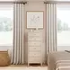 Nora Antique Taupe 22" Rectangular 6 Drawer Lingerie Chest