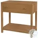 Nora Light Natural 1 Drawer Wide Nightstand