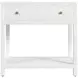 Nora White 1 Drawer Nightstand
